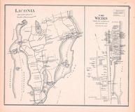 Laconia, The Weirs, New Hampshire State Atlas 1892 Uncolored